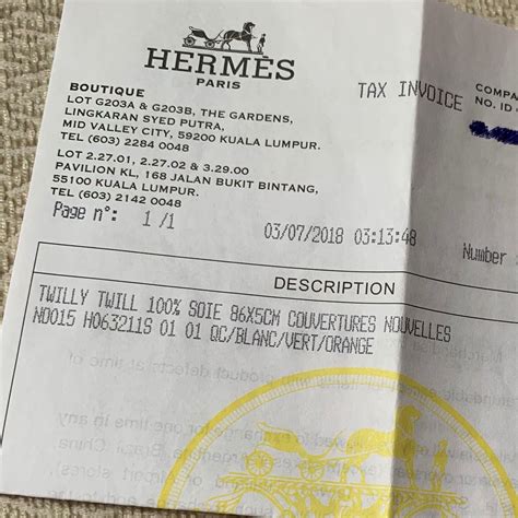 hermes receipt|hermes receipt template.